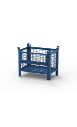 Standard Wire Mesh Stillage with Half Drop Front 500kg 