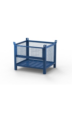 Standard Wire Mesh Stillage with Half Drop Front 800kg 