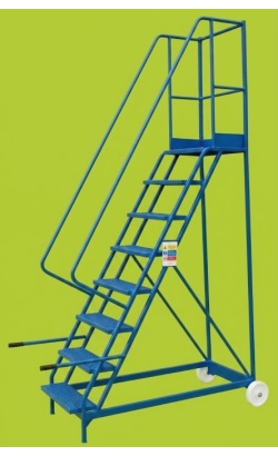 8 Step Mobile Step Ladder