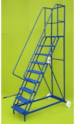 9 Step Budget Mobile Warehouse Ladder