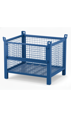 Heavy Duty Wire Mesh Stillage with Half Drop Front 1000kg 