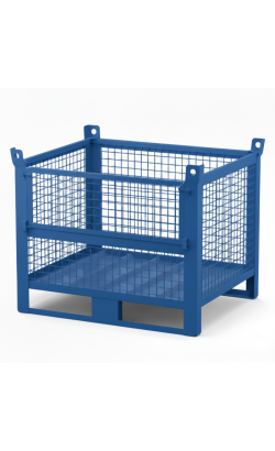 Heavy Duty Wire Mesh Stillage with Half Drop Front 1000kg 