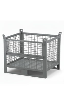 Heavy Duty Wire Mesh Stillage with Half Drop Front 1000kg 