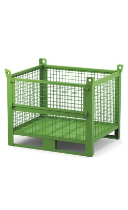 Heavy Duty Wire Mesh Stillage with Half Drop Front 1000kg 