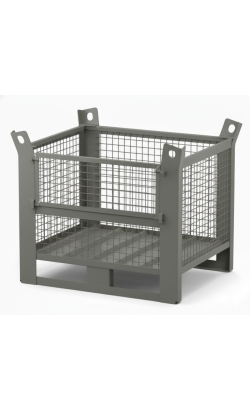 Heavy Duty Wire Mesh Stillage with Half Drop Front 1500kg 