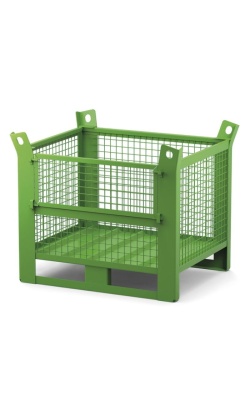 Heavy Duty Wire Mesh Stillage with Half Drop Front 1500kg 