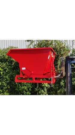 Heavy Duty Tipping Skip with Roll forward skip bin 075 forklift closed