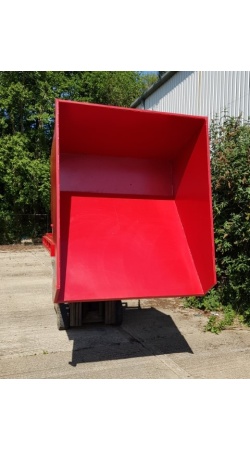 Heavy Duty Tipping Skip with Roll forward skip tilt bin 175 forklift skip