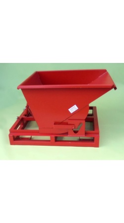 Heavy Duty Tipping Skip with Tilt Bin Lever 025 Titan Heavy Duty Side