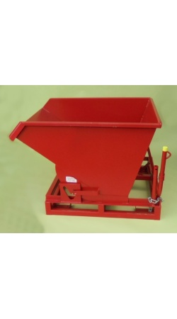 Heavy Duty Tipping Skip with Tilt Bin Lever 050 Titan Heavy Duty Side