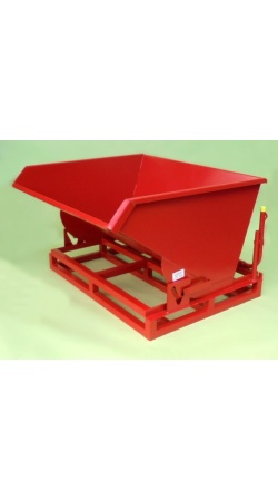 Heavy Duty Tipping Skip with Roll forward skip bin 075