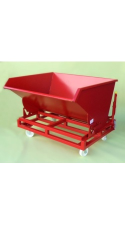 Heavy Duty Tipping Skip with Roll forward skip bin 075 on wheels