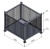 Mesh Stackable Stillage: 1000 x 1200 Removable Front