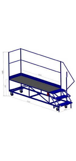 600mm_platform_height_left_access_standard_slope_2m