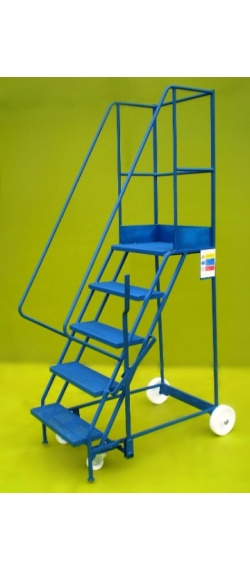 Mobile step 5 step ladder with Platform Height of 1250mm