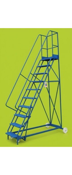 Mobile steps 11 step ladder with Platform height of 2750mm-_copy-_copy