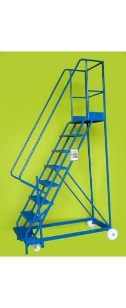 8 Step Heavy Duty Mobile Ladder