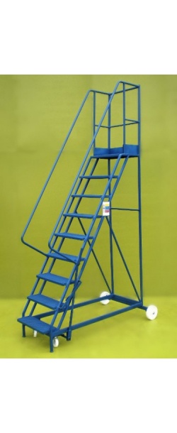 Mobile steps 9 step ladder