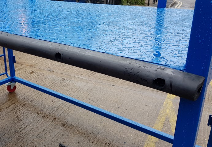 Rubber Buffer Bumper Strips for Unloading Platforms