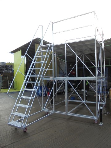 heavy duty large custom platform galvanized