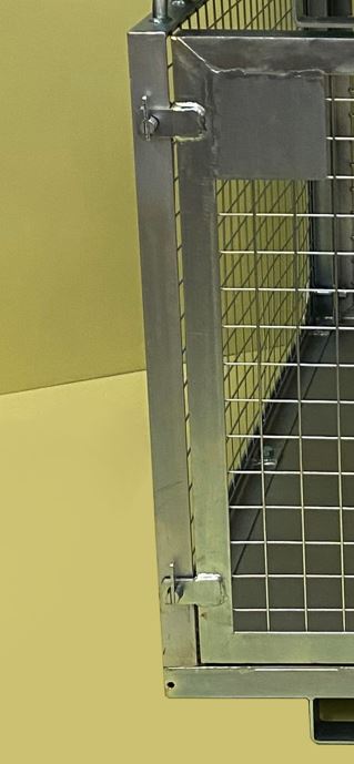 Gas Cage - Showing Lifting Eyes in Use