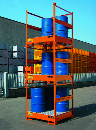 Steel Stacking Sump Pallets