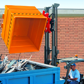 Rotating Dumping Container