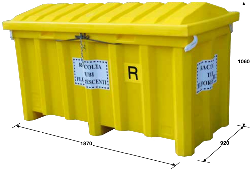 Picture of fluorescent container