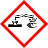 Sump Pallet Corrosive Symbol