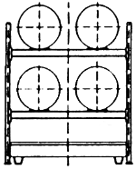 Diagram of Steel Shelving