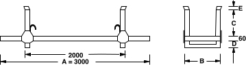 Bar Carrier Dimensions