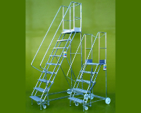 Galvanized Mobile Steps