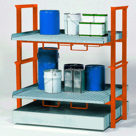 Modular Shelving with Sump