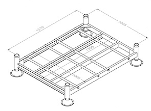 Titan Post Pallet Dimensions