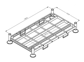 Titan Post Pallet Dimensions