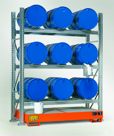 Modular Shelving with Collection Tanks