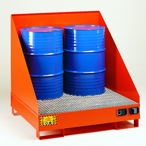 Sump pallet with fixed guard sides