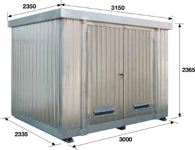 Cabinet dimensions diagram